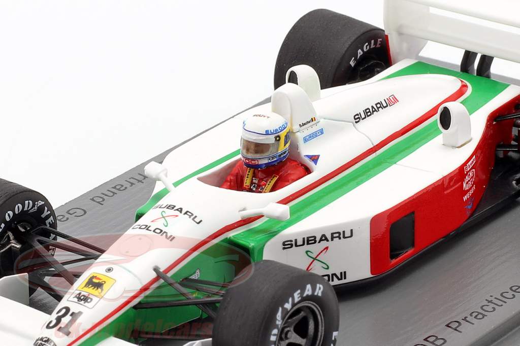 Spark 1:43 Bertrand Gachot Coloni FC189B #31 Practice US GP