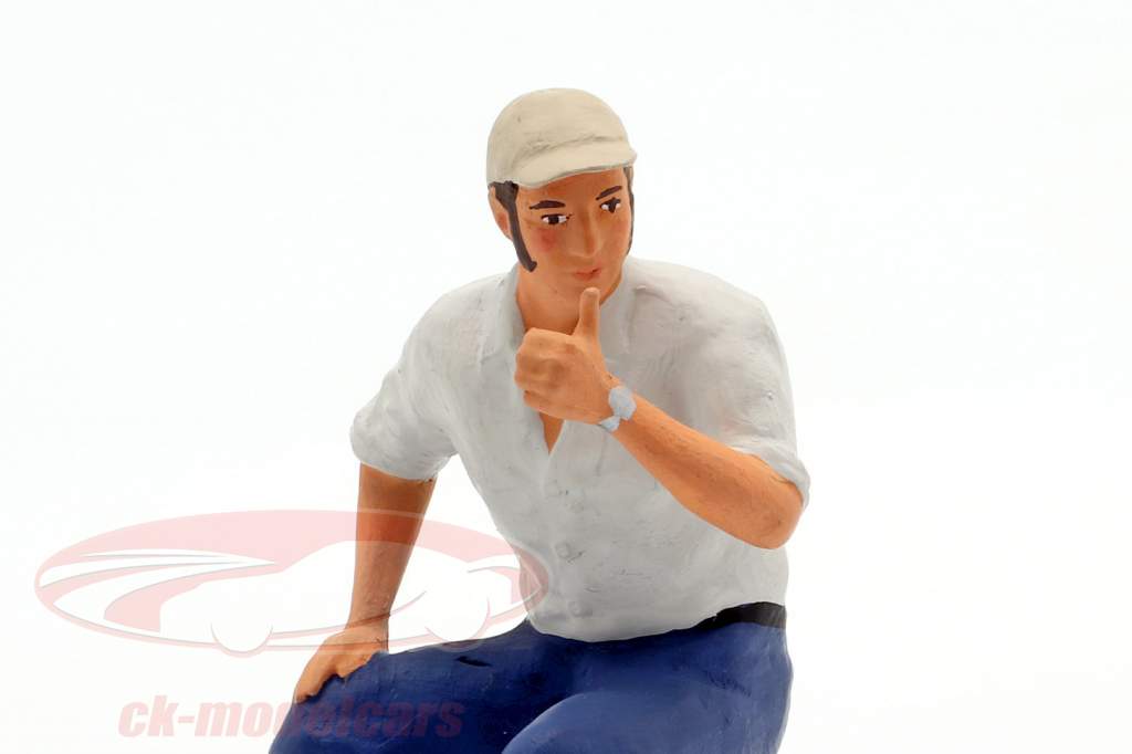 Figure Truck driver Franz sitting 1:18 Road Kings