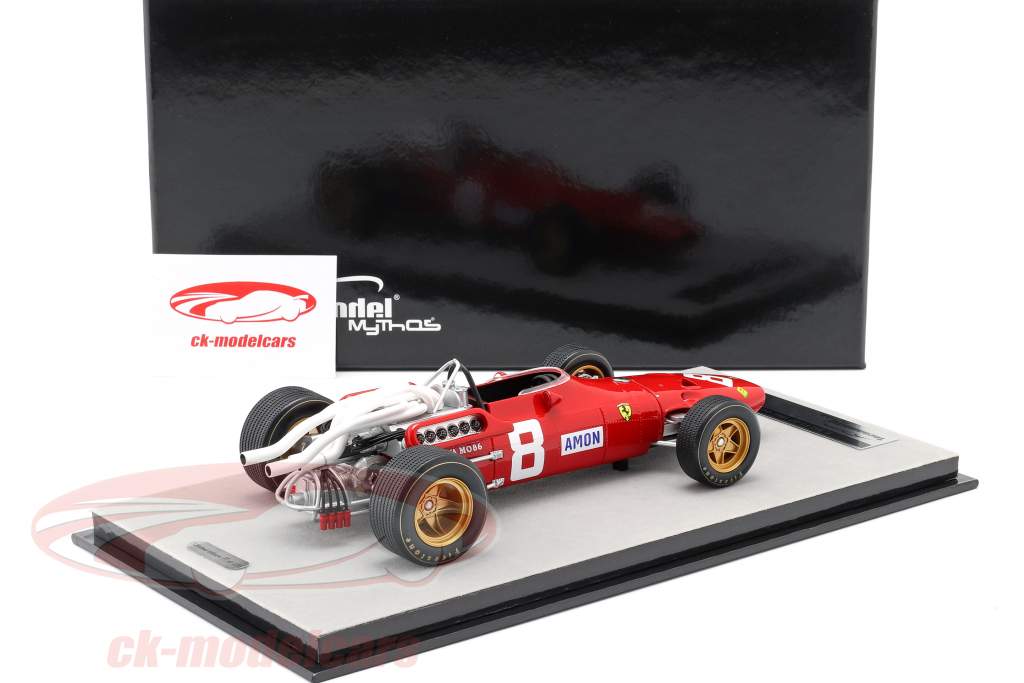 Chris Amon Ferrari 312/67 #8 3rd Deutschland GP Formel 1 1967 1:18 Tecnomodel