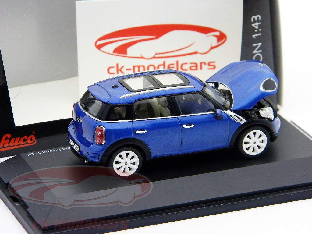Mini Cooper S countryman blue 1:43 Schuco