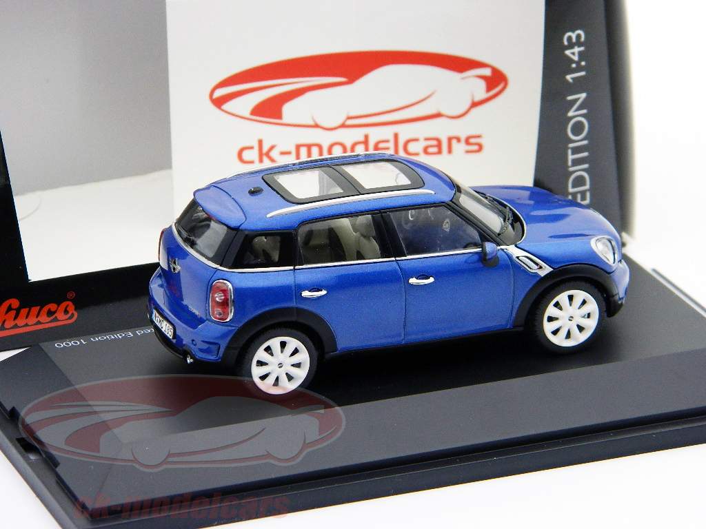 Mini Cooper S countryman blue 1:43 Schuco