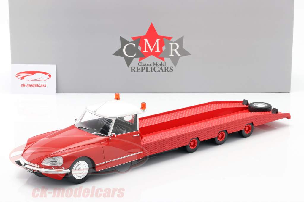 Citroen DS Tissier Autotransporter Baujahr 1970 rot 1:18 CMR