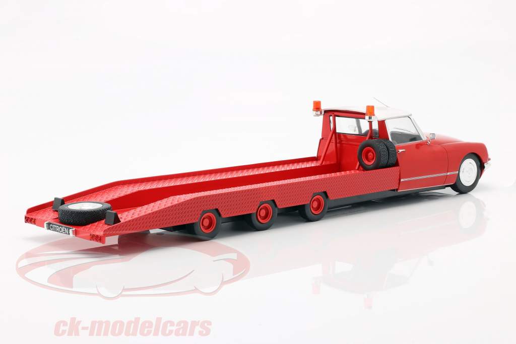 Citroen DS Tissier Autotransporter Baujahr 1970 rot 1:18 CMR