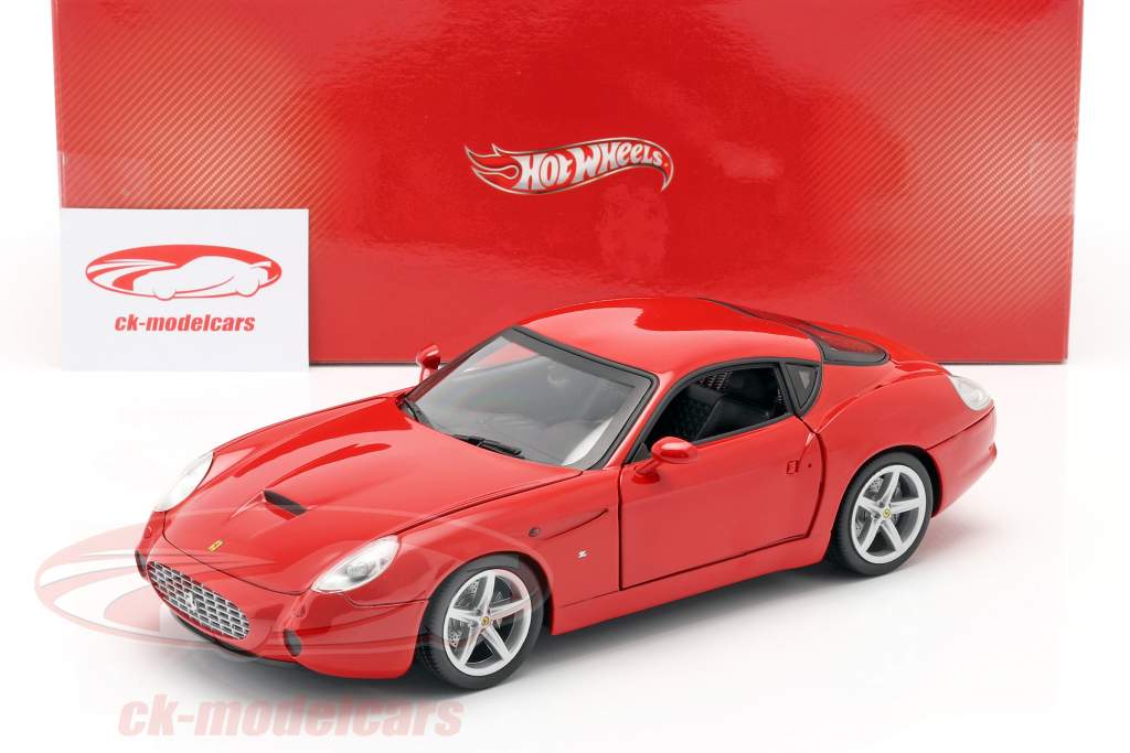 Ferrari 575 GTZ Zagato rood 1:18 HotWheels Foundation