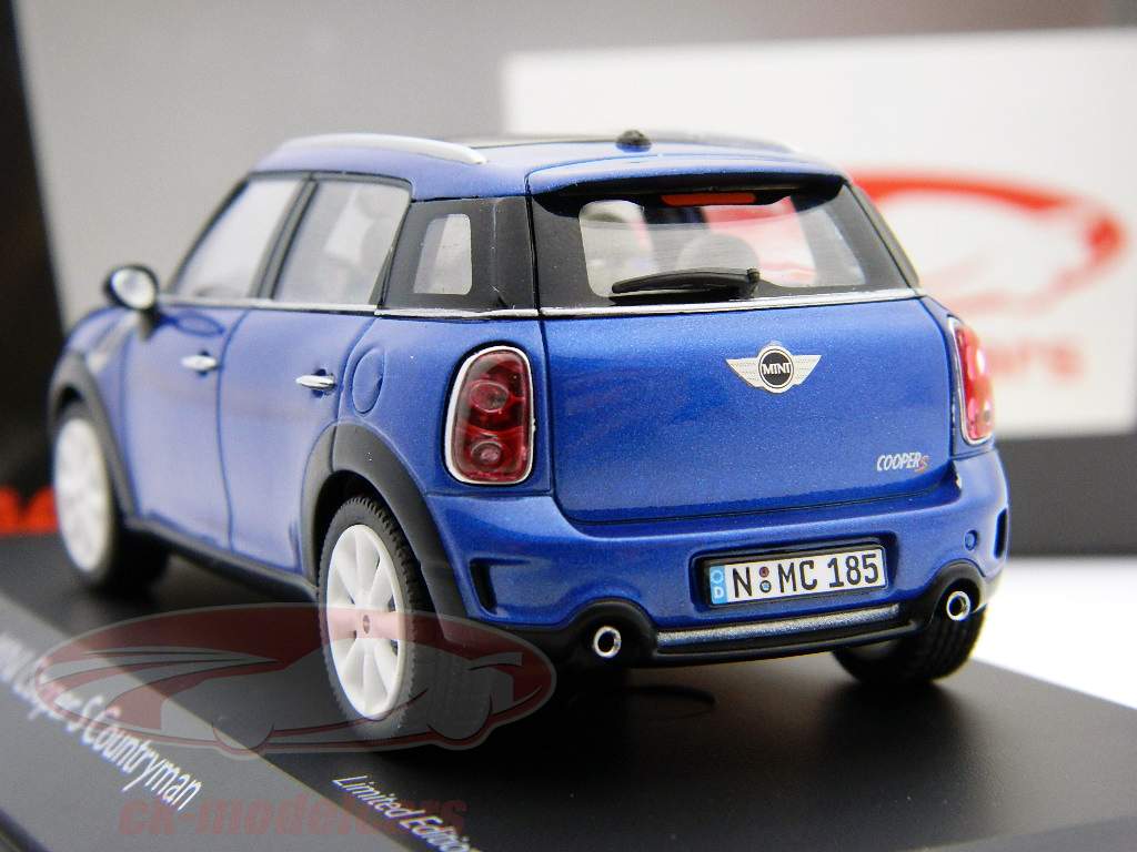 Mini Cooper S countryman blue 1:43 Schuco