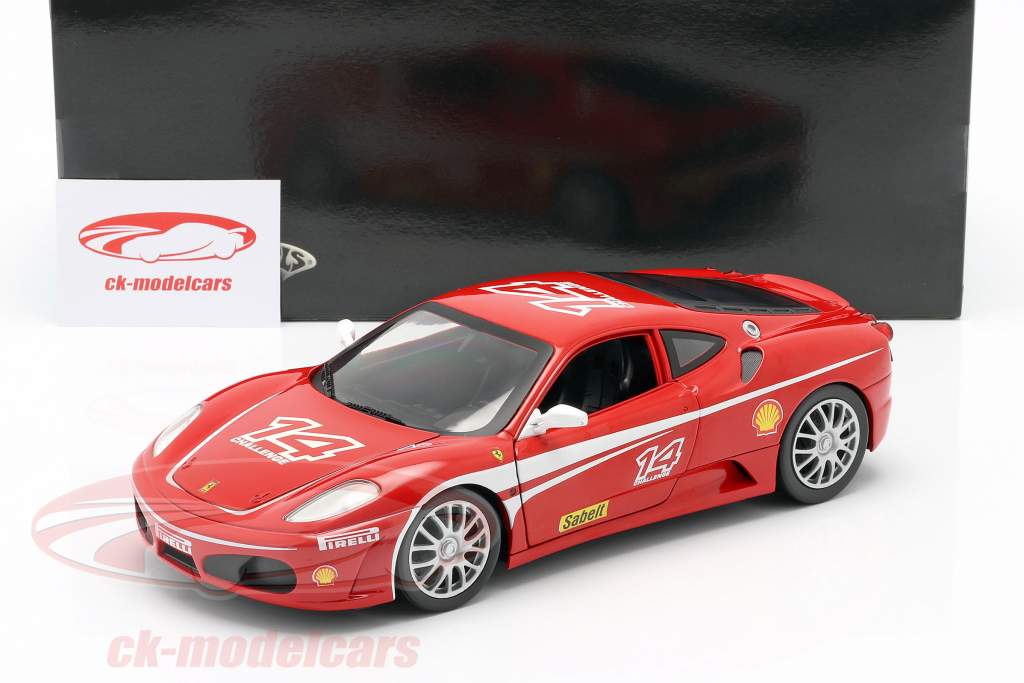 Ferrari F430 Challenge #14 anno 2005 rosso 1:18 HotWheels