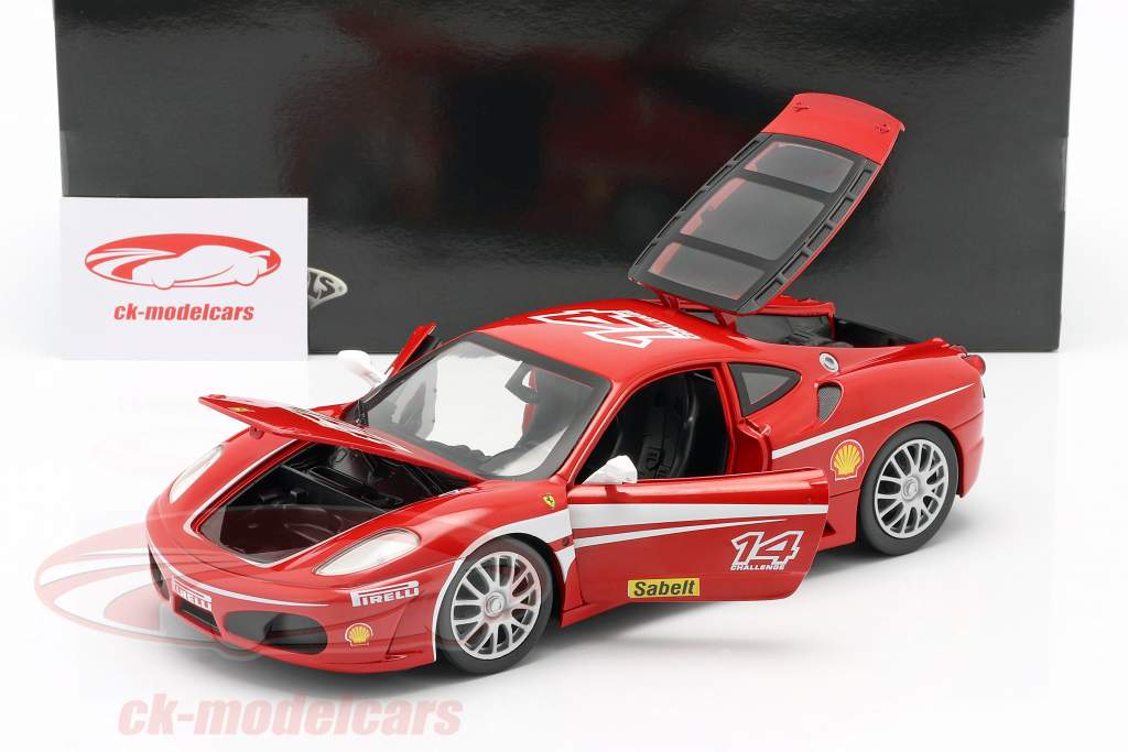 Ferrari F430 Challenge #14 anno 2005 rosso 1:18 HotWheels