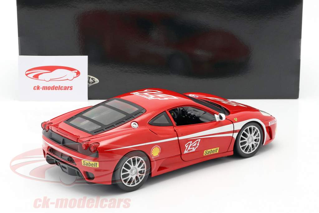 Ferrari F430 Challenge #14 anno 2005 rosso 1:18 HotWheels