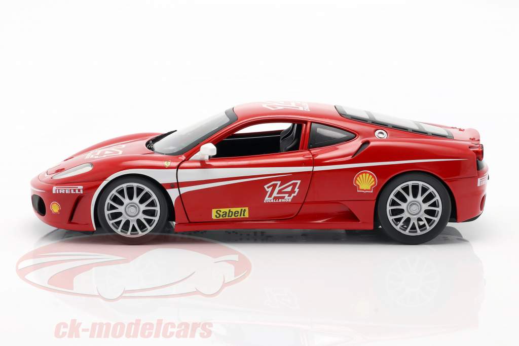 Ferrari F430 Challenge #14 año 2005 rojo 1:18 HotWheels