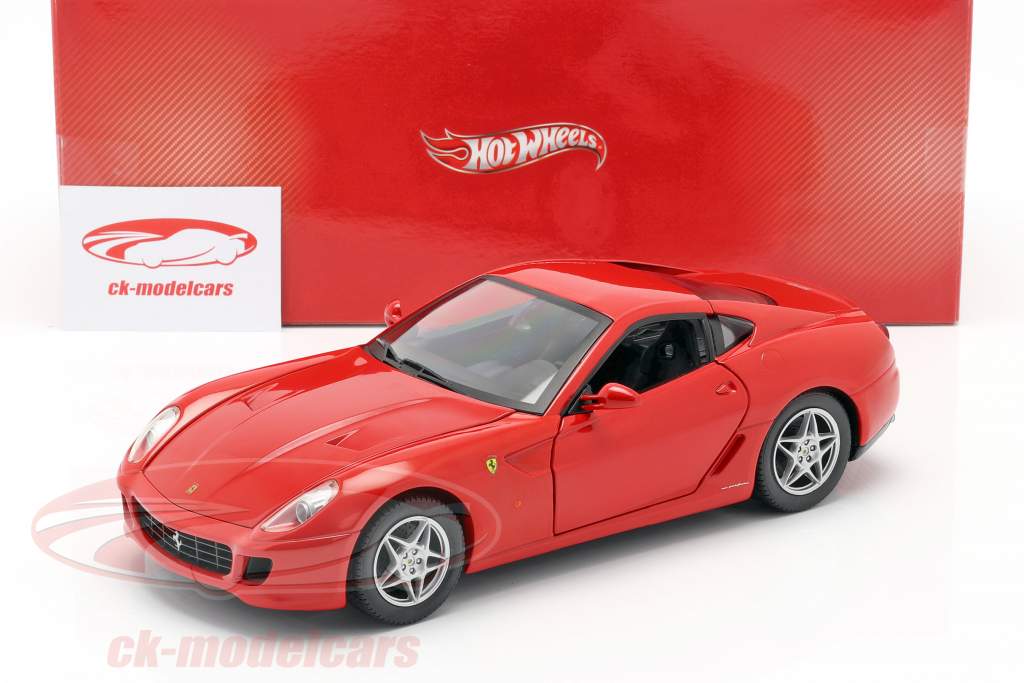 Ferrari 599 GTB Fiorano year 2006 red 1:18 HotWheels