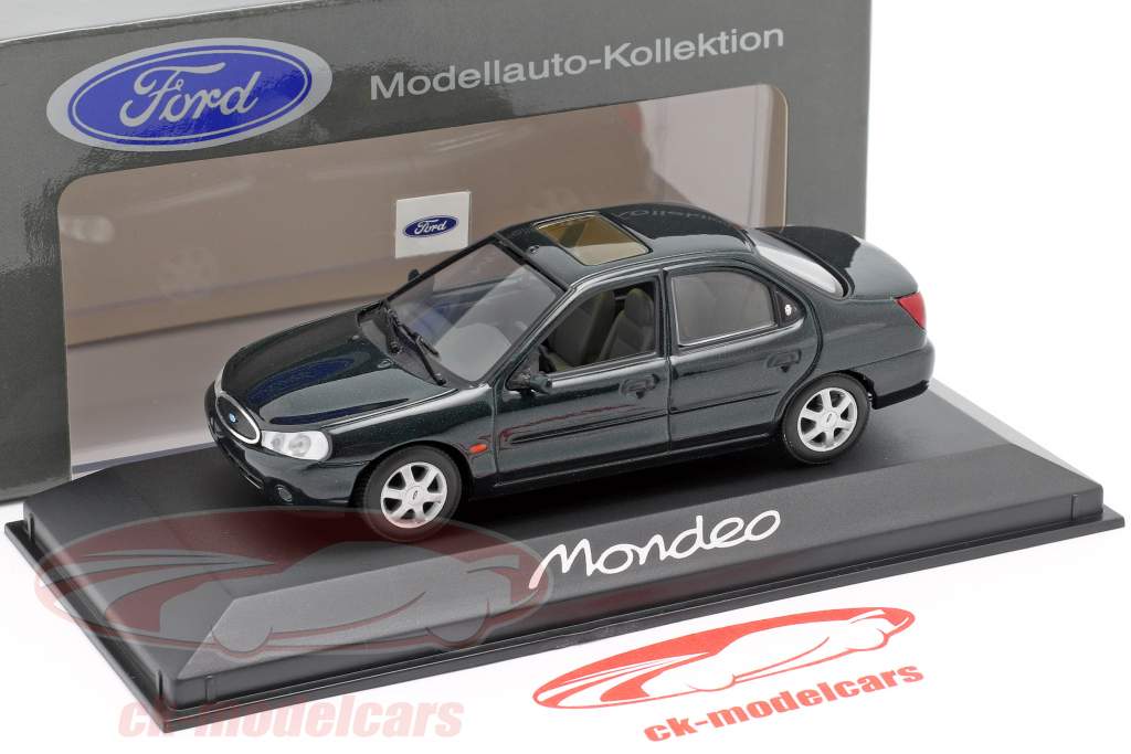 Ford Mondeo Limousine année 1996 vert foncé métallique 1:43 Minichamps