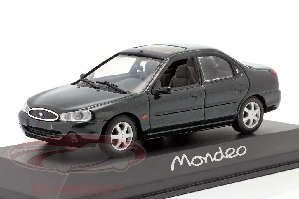 Ford Mondeo Limousine année 1996 vert foncé métallique 1:43 Minichamps