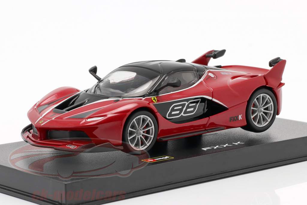 Bburago 1:43 Ferrari FXX-K #88 赤 / 黒 Signature 18-36906R