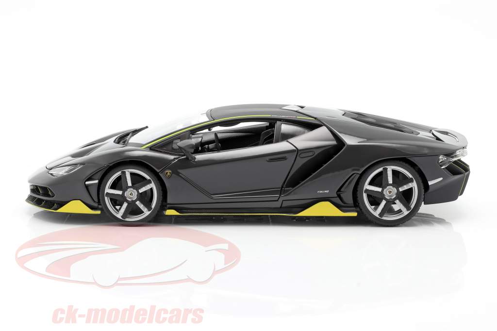 Lamborghini Centenario LP 770-4 år 2016 mørkegrå 1:18 Maisto