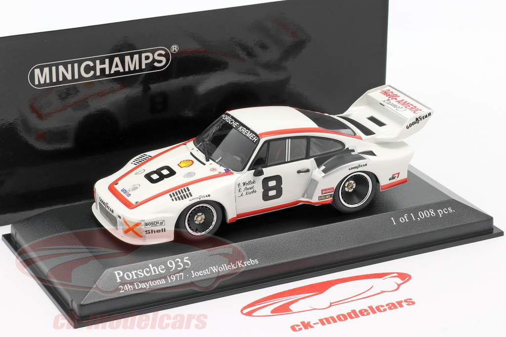 Porsche 935 #8 3. place 24h Daytona 1977 Joest, Wollek, Krebs 1:43 Minichamps