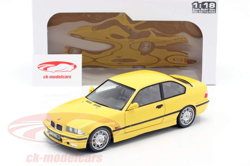 BMW M3 Coupe (E36) Ano de construção 1994 Dakar amarelo 1:18 Solido