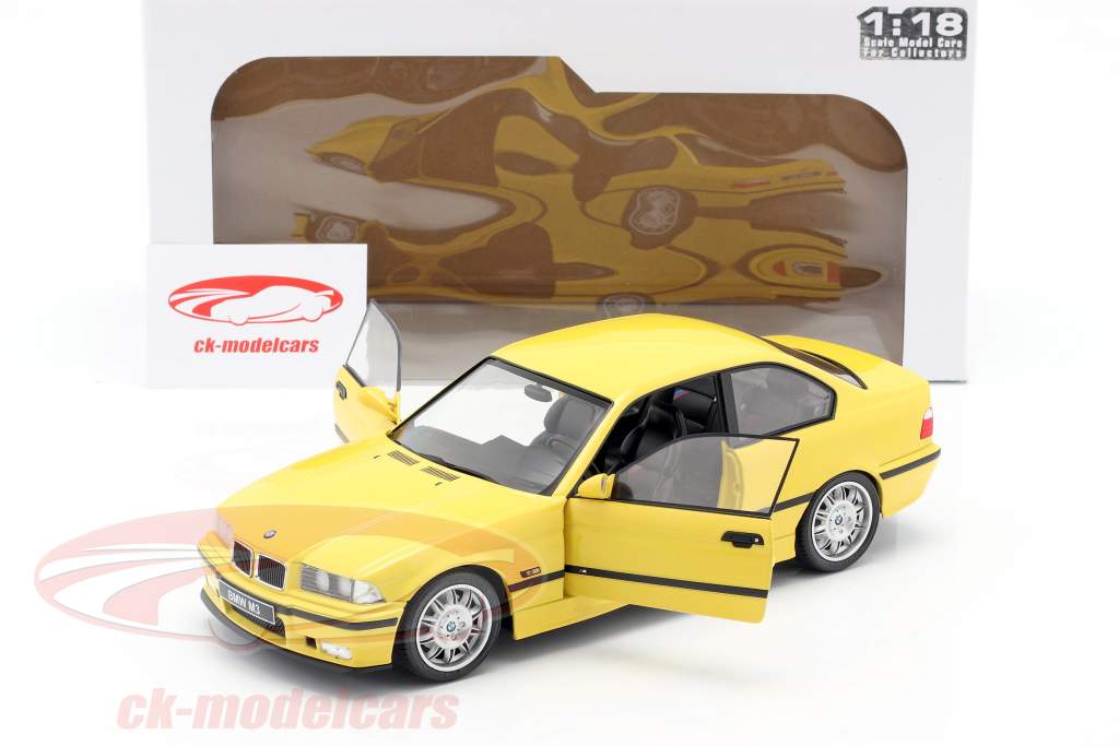 BMW M3 Coupe (E36) Année de construction 1994 Dakar jaune 1:18 Solido