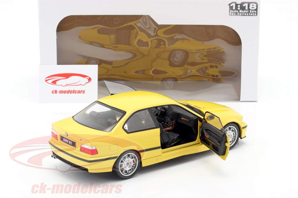 BMW M3 Coupe (E36) Année de construction 1994 Dakar jaune 1:18 Solido