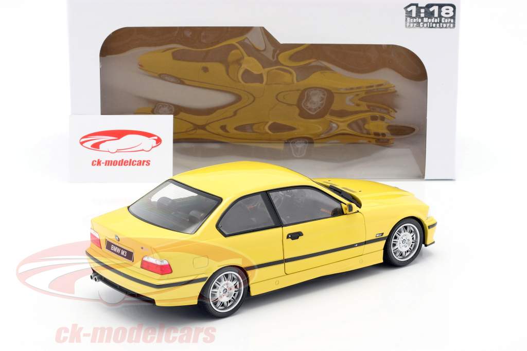BMW M3 Coupe (E36) Ano de construção 1994 Dakar amarelo 1:18 Solido