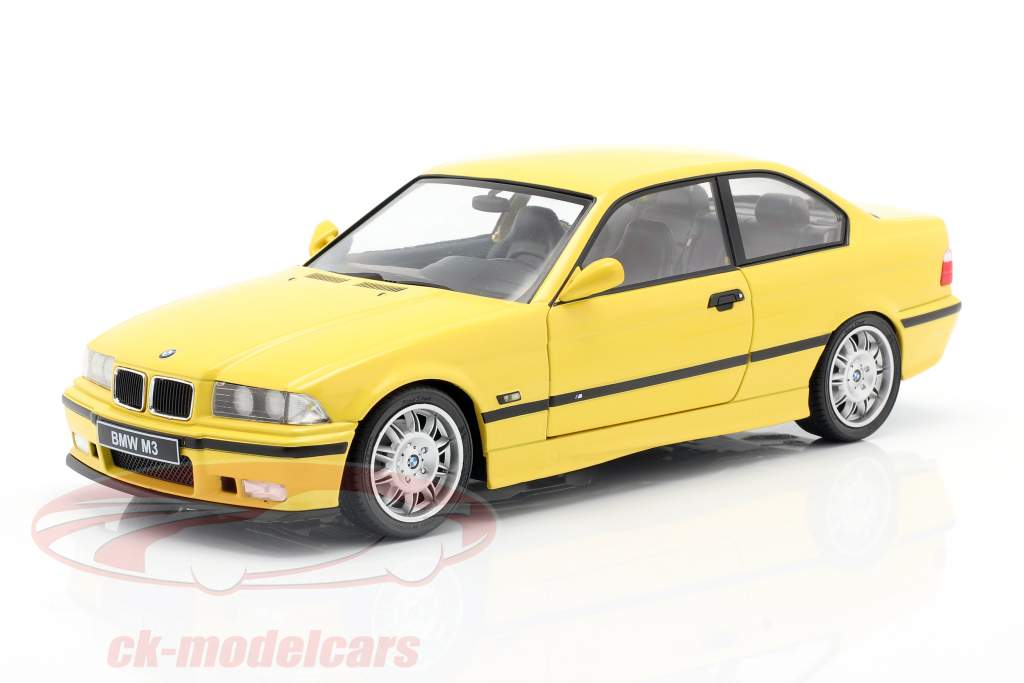 BMW M3 Coupe (E36) Ano de construção 1994 Dakar amarelo 1:18 Solido