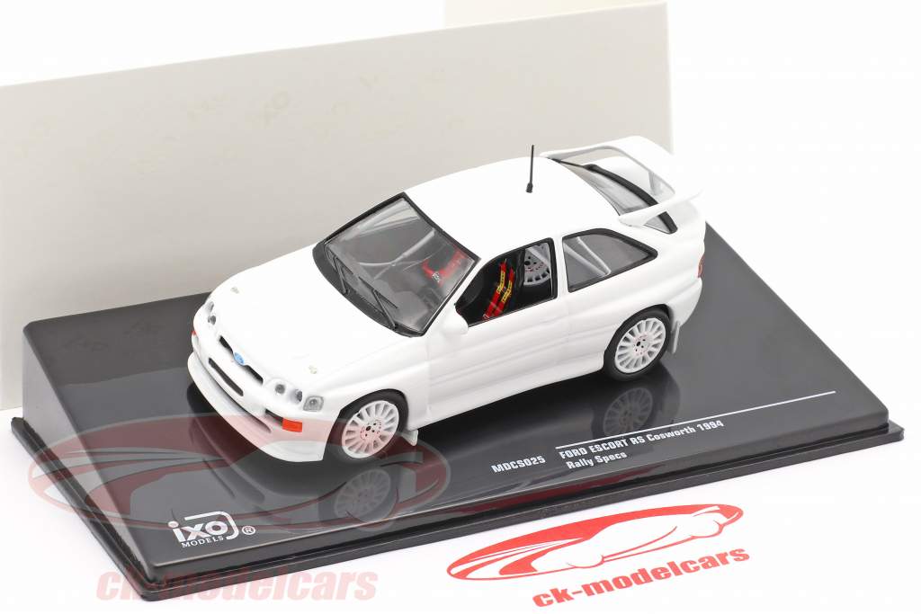 Ford Escort RS Cosworth 1994 Rallye Specs Plain Body Version branco 1:43 Ixo