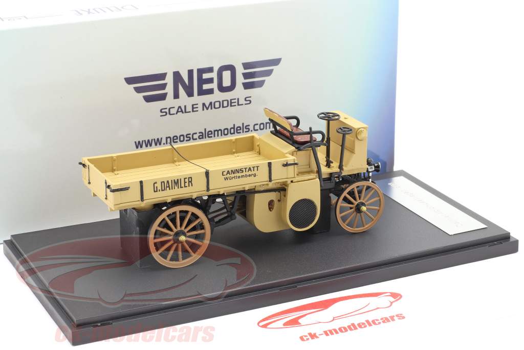 Daimler Camion à moteur Année de construction 1898 beige 1:43 Neo