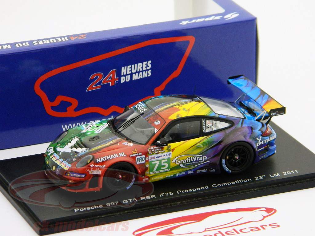 Spark 1:43 ポルシェ911 GT3 RSR 997＃75プロスピード