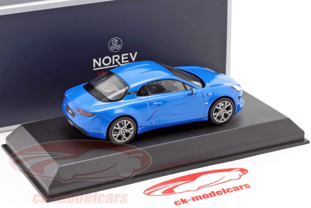 Renault Alpine A110 Pure Byggeår 2018 alpine blå 1:43 Norev