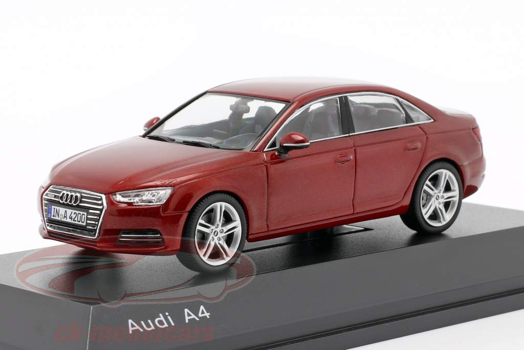 Audi A4 matador rød 1:43 Spark