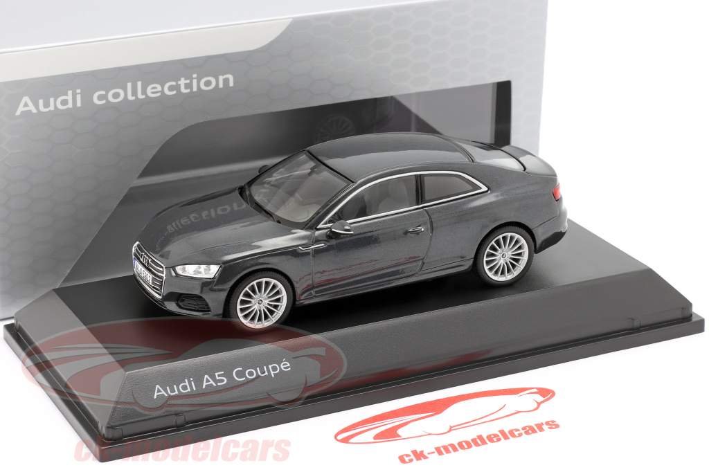 Spark 1:43 Audi A5 Coupe Manhattan gray 5011605433 model car