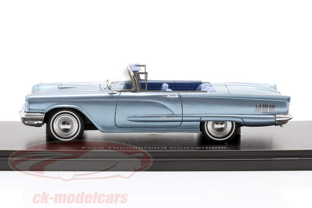 Ford Thunderbird Convertible 建設年 1960 軽い 青 メタリック 1:43 Neo