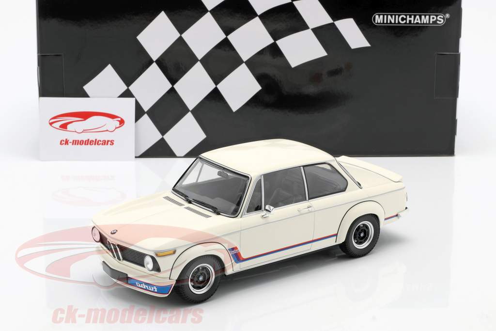 Minichamps 1:18 BMW 2002 Turbo (E20) year 1973 white