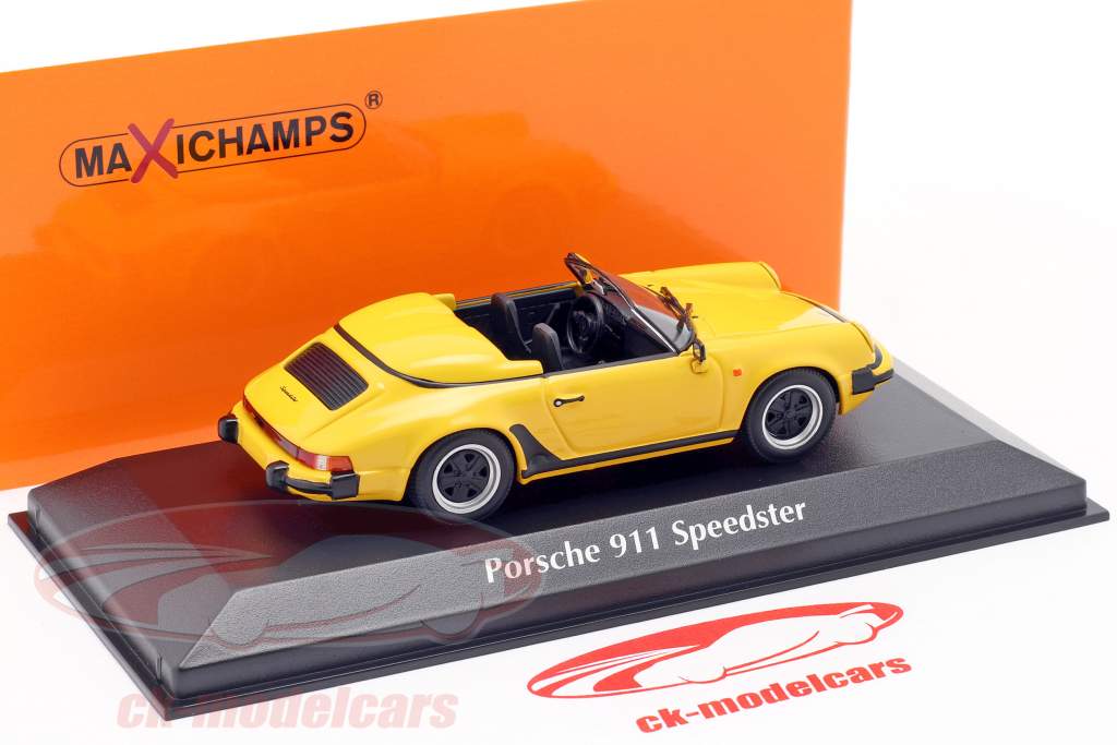 Minichamps 1:43 Porsche 911 Speedster year 1988 yellow