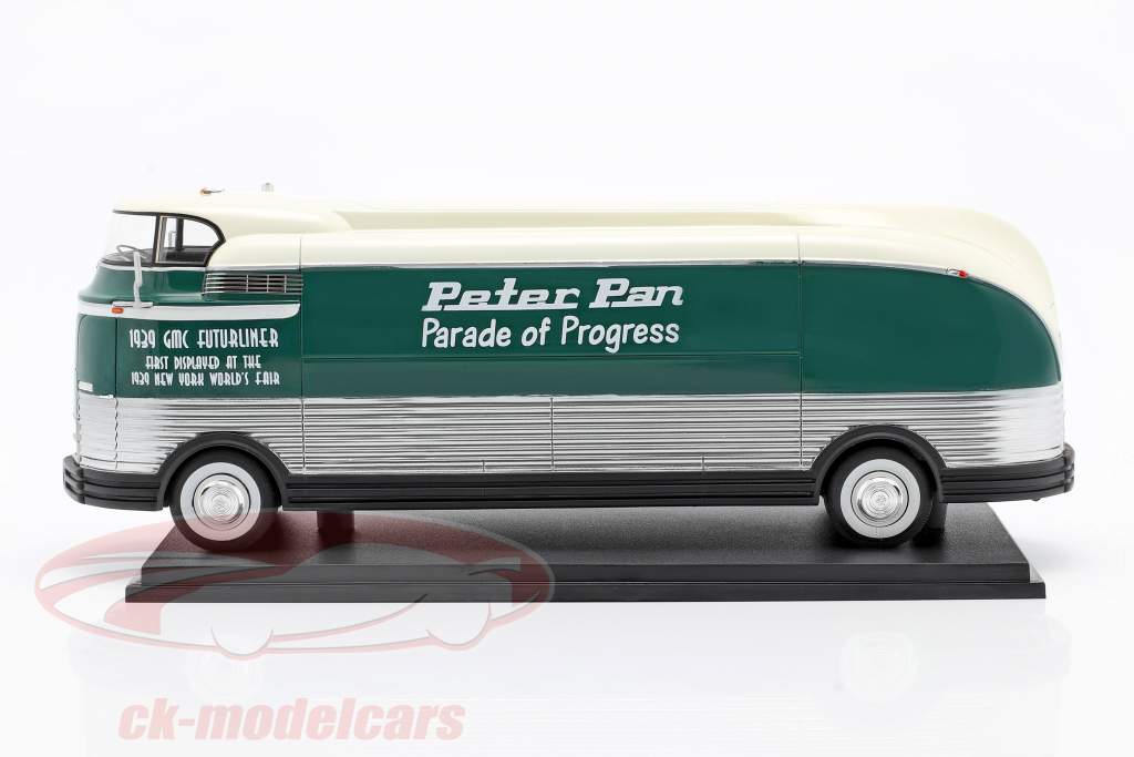 GM Futurliner Año de construcción 1941 Parade of Progress verde oscuro / blanco 1:43 Neo