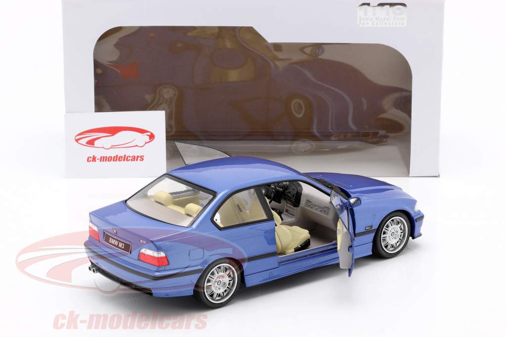 BMW M3 Coupe (E36) Année de construction 1990 estoril bleu 1:18 Solido