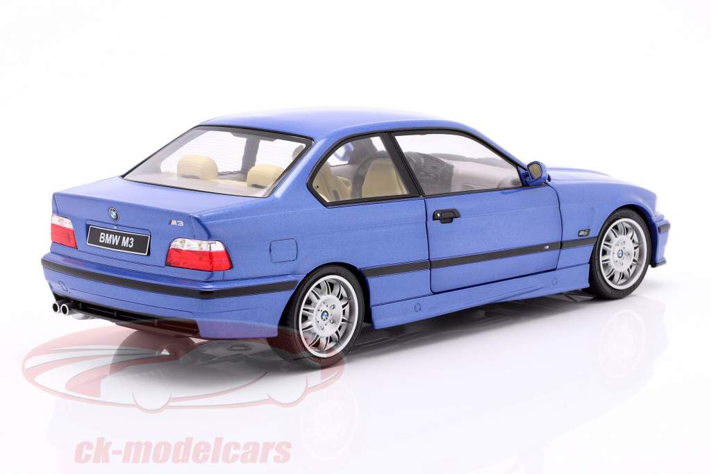BMW M3 Coupe (E36) Baujahr 1990 estoril blau 1:18 Solido