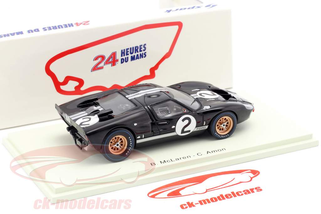 Spark 1:43 Ford GT40 MK2 #2 优胜者24h LeMans 1966 McLaren, Amon