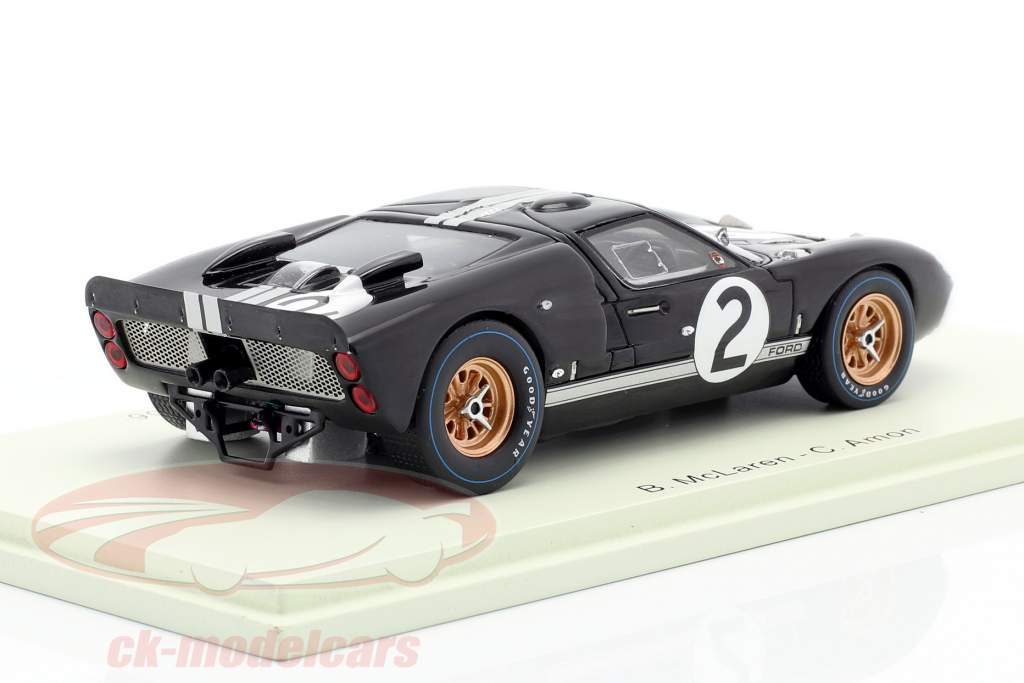 Spark 1:43 Ford GT40 MK2 #2 优胜者24h LeMans 1966 McLaren, Amon