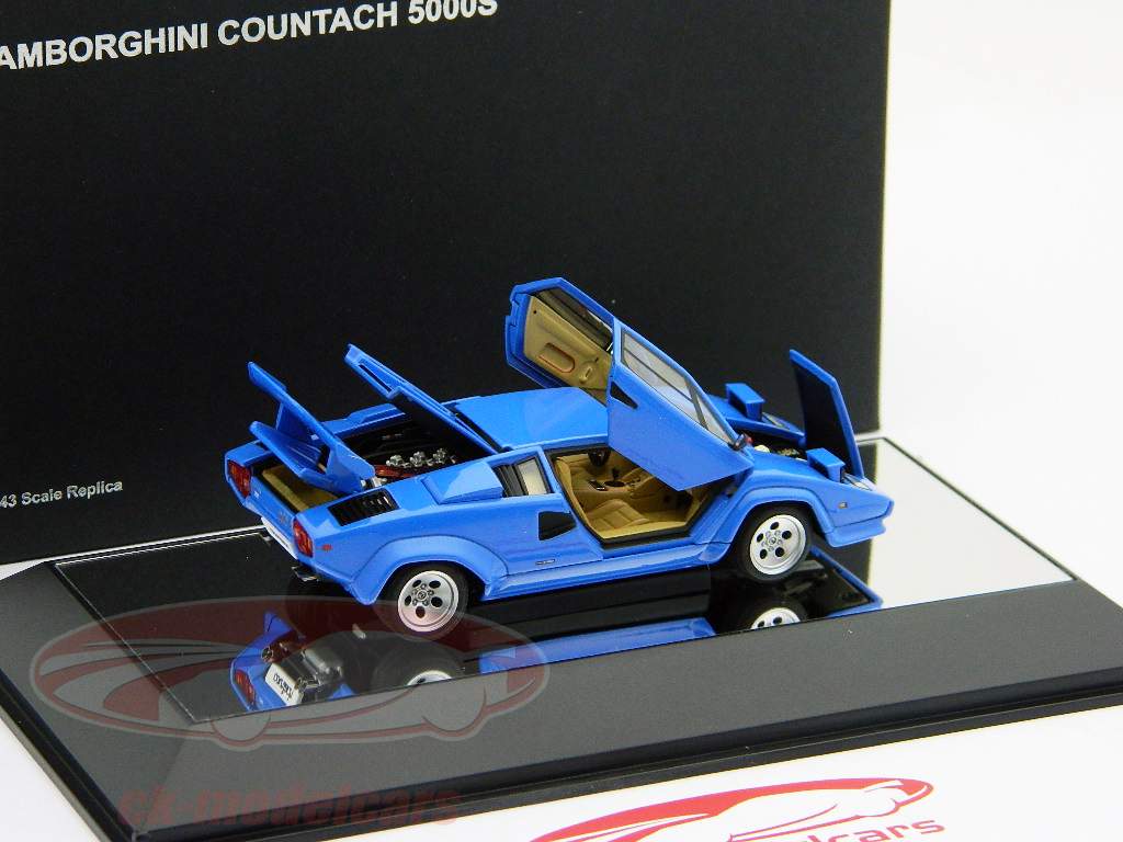 Lamborghini Countach 5000S blau / blue 1:43 AutoArt