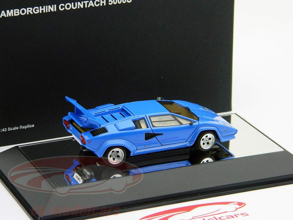 Lamborghini Countach 5000S blå / blå 1:43 AutoArt