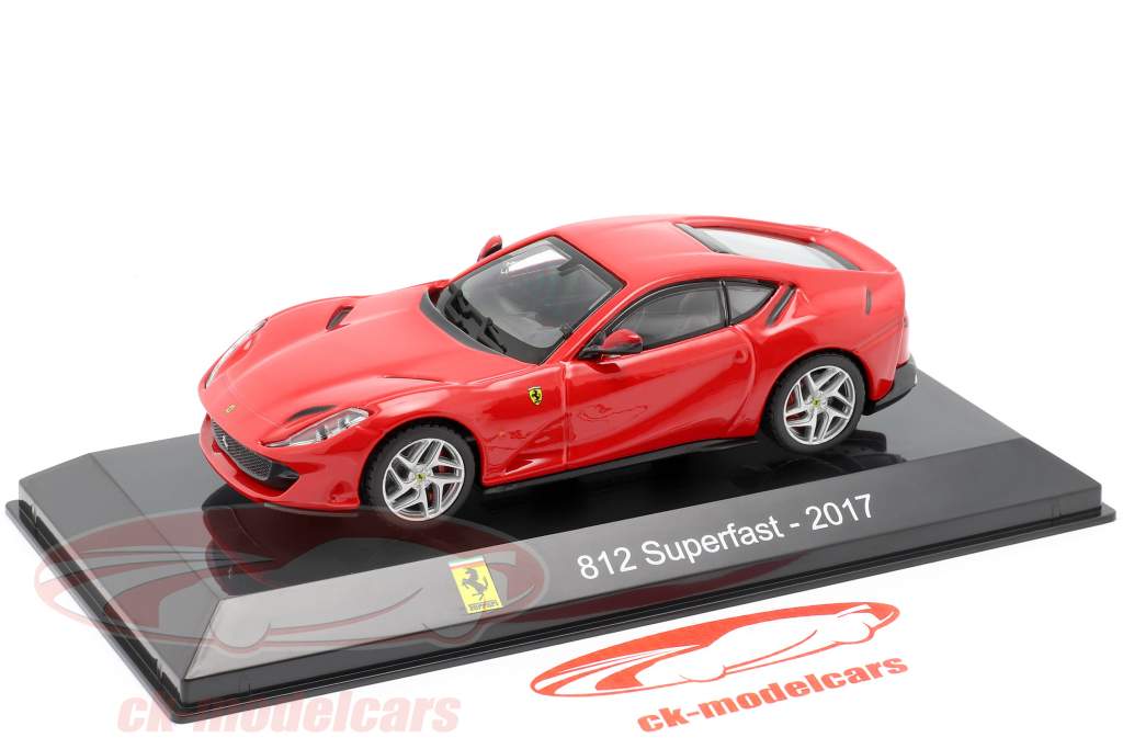 Ferrari 812 Superfast Byggeår 2017 rød 1:43 Altaya