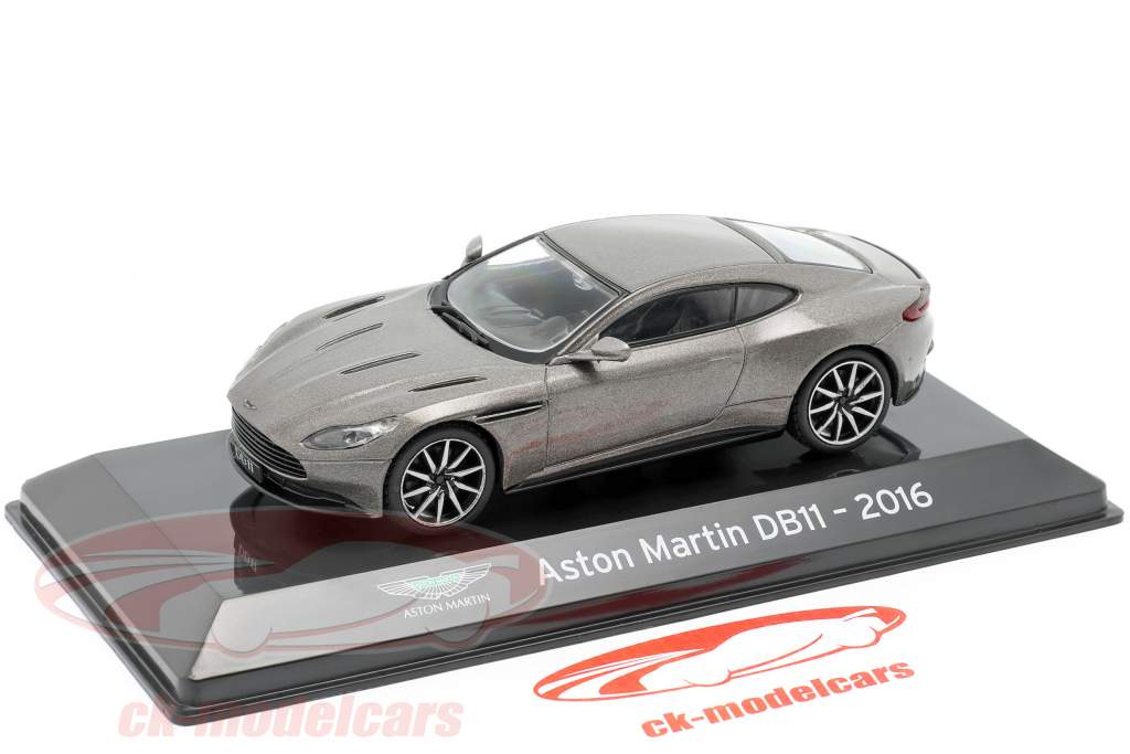 Aston Martin DB11 Anno di costruzione 2016 grigio metallico 1:43 Altaya