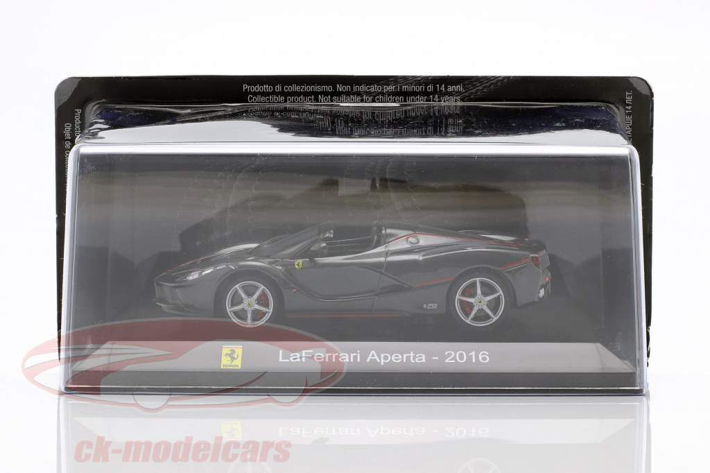 Ferrari LaFerrari Aperta Byggeår 2016 sort 1:43 Altaya