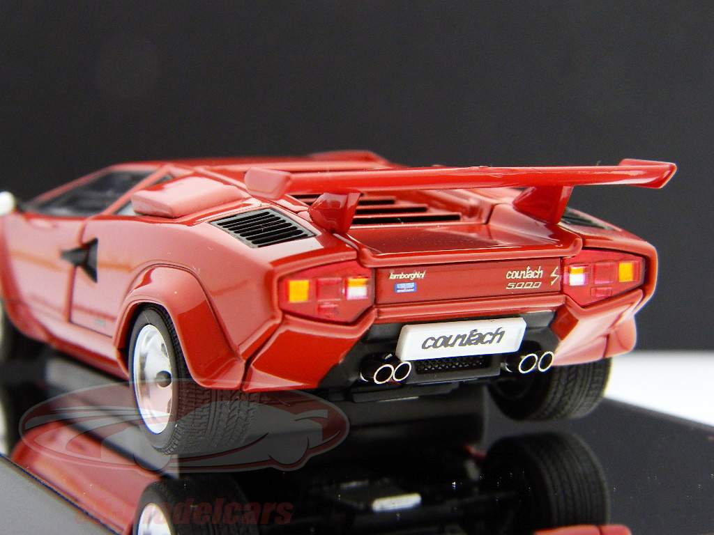 Lamborghini Countach 5000S rød 1:43 AUTOart