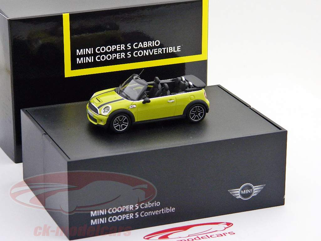 Mini Cooper Cabriolet giallo 1:43 AutoArt