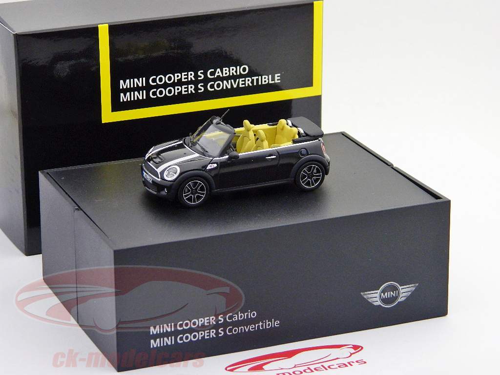 Mini Cooper Convertible black 1:43 AutoArt