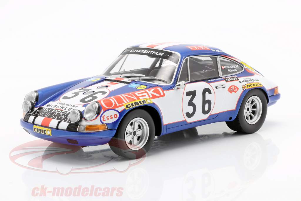 ミニチャンプス 1/18 ポルシェ911S ルマン 1971 Minichamps 1:18 Porsche 911S #36 24h LeMans 1971 Waldegard