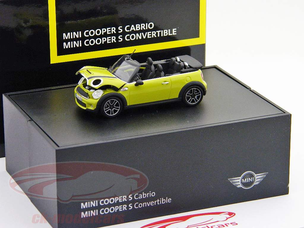 Mini Cooper Cabriolet jaune 1:43 AutoArt