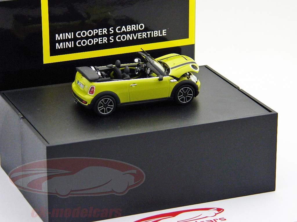 Mini Cooper Cabriolet giallo 1:43 AutoArt