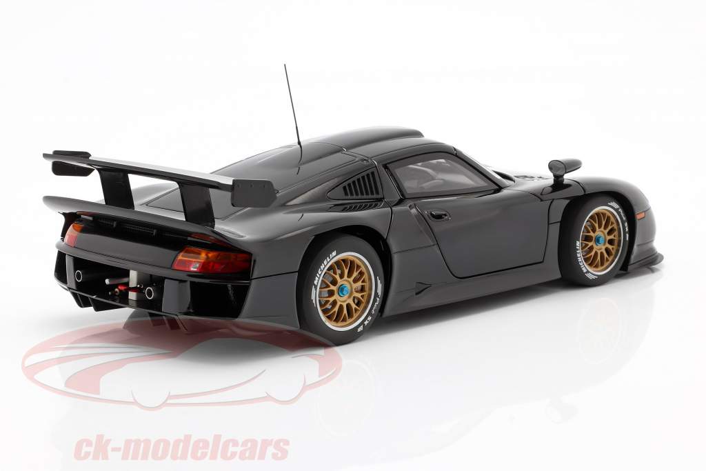 Porsche 911 GT1 Plain Krop Version Årgang 1997 sort 1:18 AUTOart